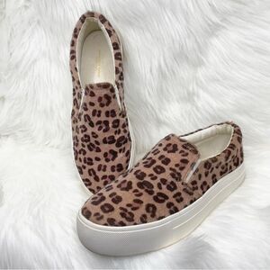 American Eagle Leopard Print Slip On Sneakers Size 8